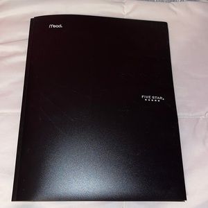 2 pocket plastic folder with prongs